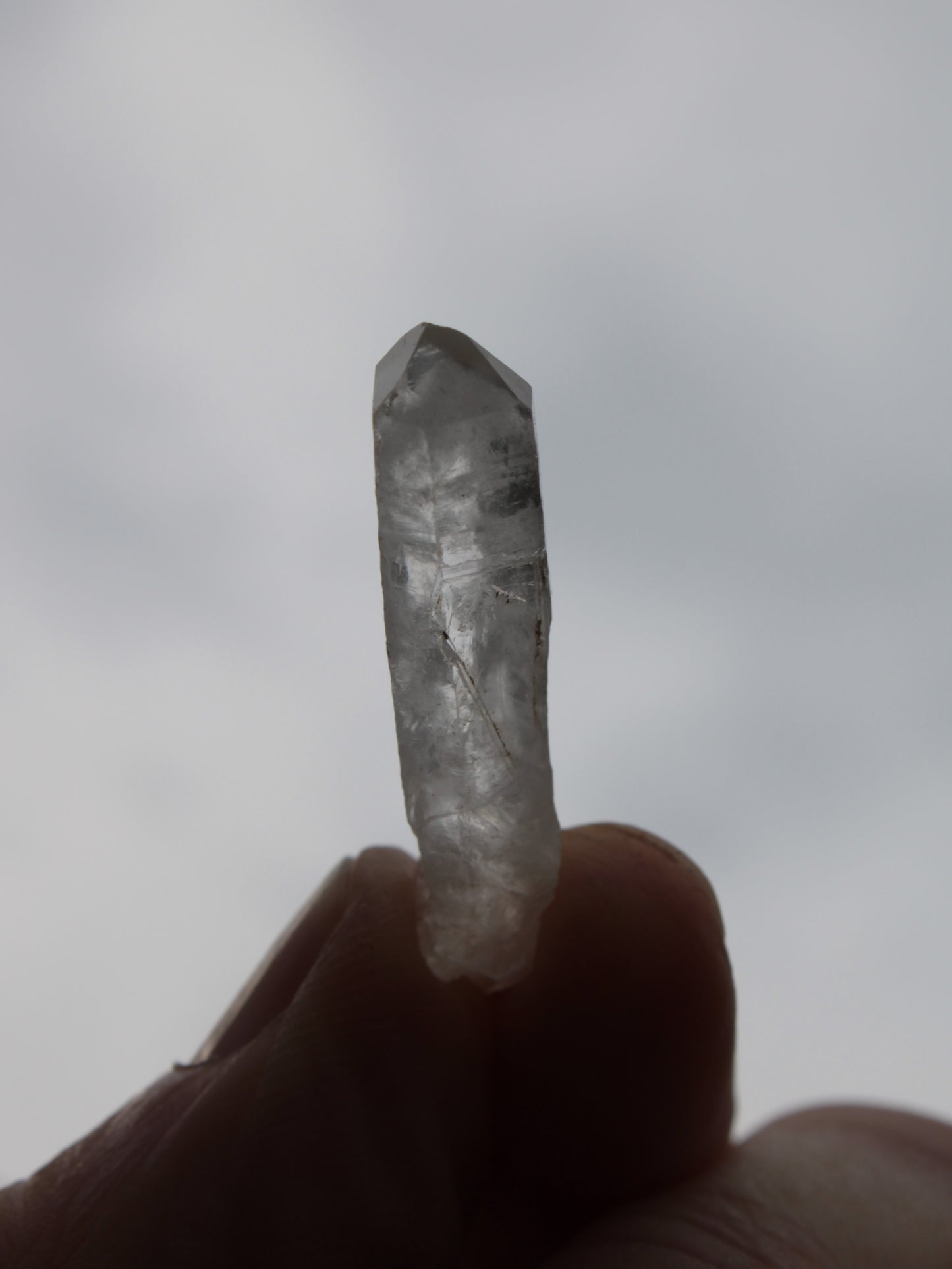 Quartz imprinted curved crystal 3.6g Rocks and Things