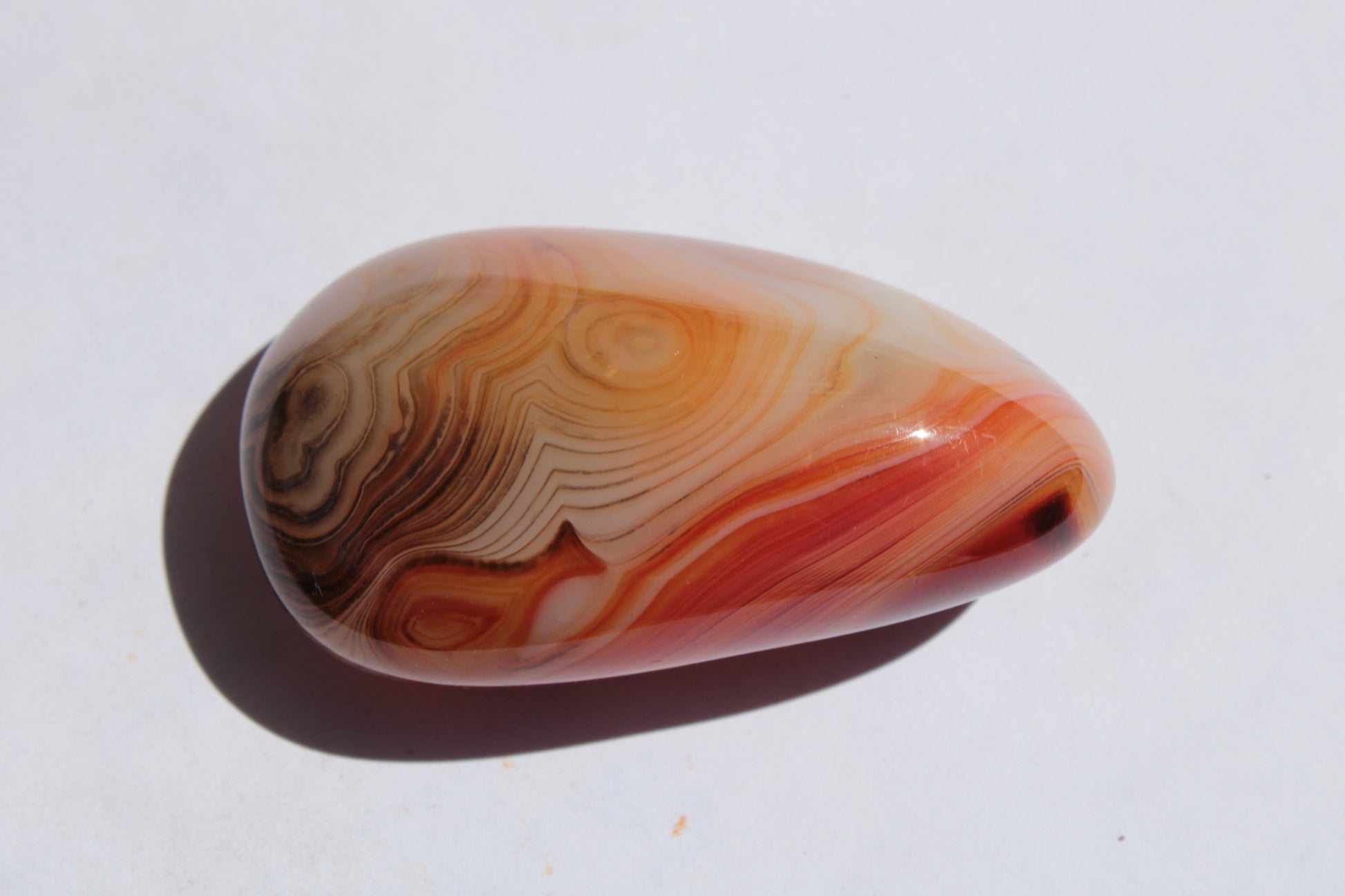 Crazy Silk Banded Agate from Madagascar 38.6g Rocks and Things