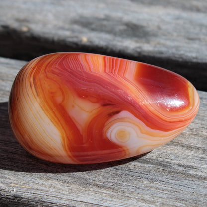 Crazy Silk Banded Agate from Madagascar 38.6g Rocks and Things