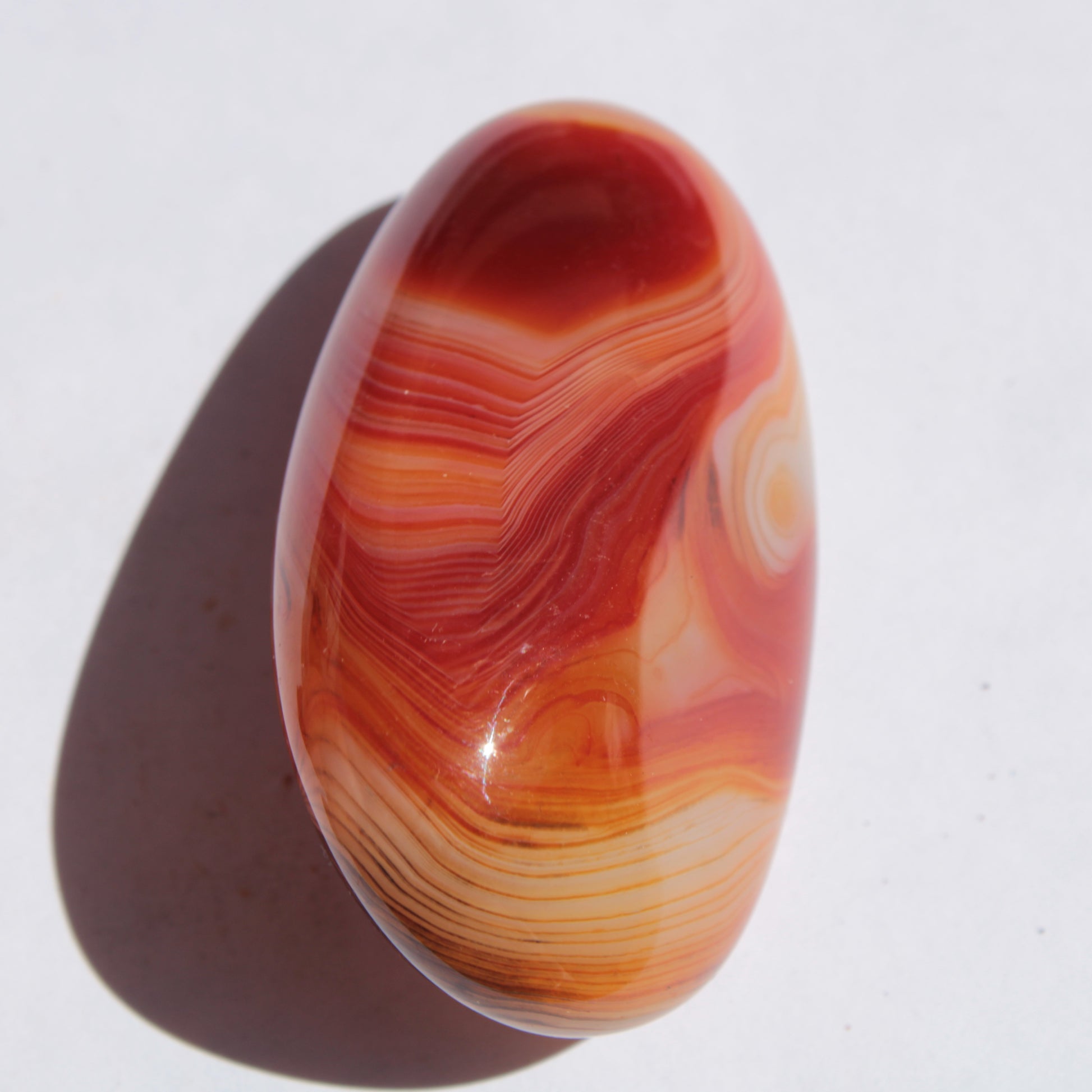 Crazy Silk Banded Agate from Madagascar 38.6g Rocks and Things