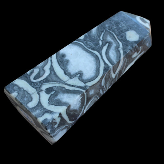 Thousand Eye Stone obelisk 1286g  in sunlight - Rocks and Things Store