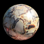 Septarian Dragon Stone sphere 1890g in sunlight -  Rocks and Things Store
