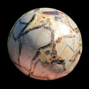 Septarian Dragon Stone sphere 1890g in sunlight -  Rocks and Things Store