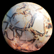 Septarian Dragon Stone sphere 1890g in sunlight -  Rocks and Things Store