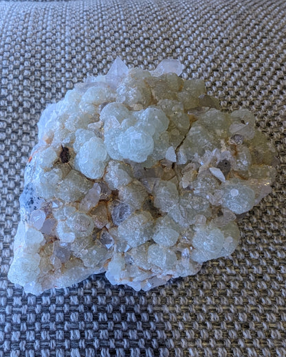 Green Prehnite with Quartz complex natural crystal cluster specimen from Guizhou, China 203g Rocks and Things