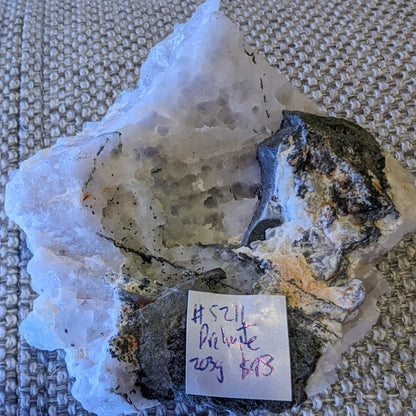 Green Prehnite with Quartz complex natural crystal cluster specimen from Guizhou, China 203g Rocks and Things