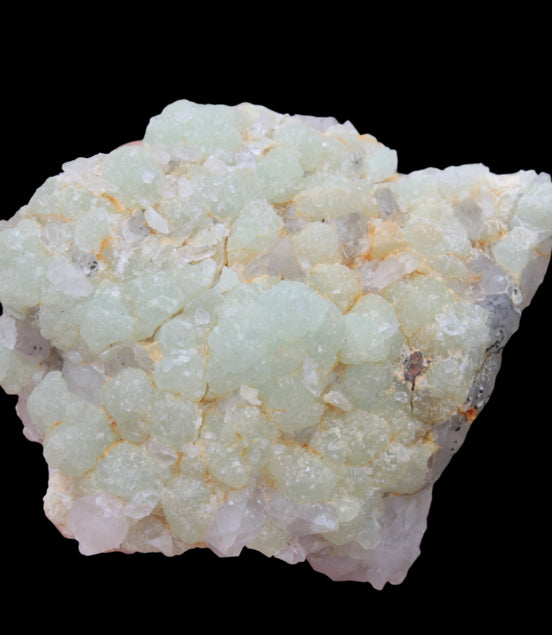 Green Prehnite with Quartz complex natural crystal cluster specimen from Guizhou, China 203g in sunlight -  Rocks and Things Store