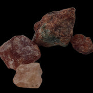 Hessonite orange Garnet 2-10 natural raw crystals 18-20g in dull sunlight - Rocks and Things Store