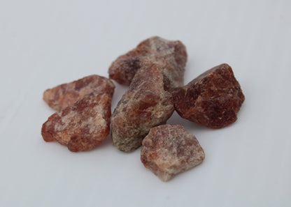 Hessonite orange Garnet 2-10 natural raw crystals 18-20g Rocks and Things