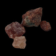 Hessonite orange Garnet 2-10 natural raw crystals 18-20g in dull sunlight - Rocks and Things Store