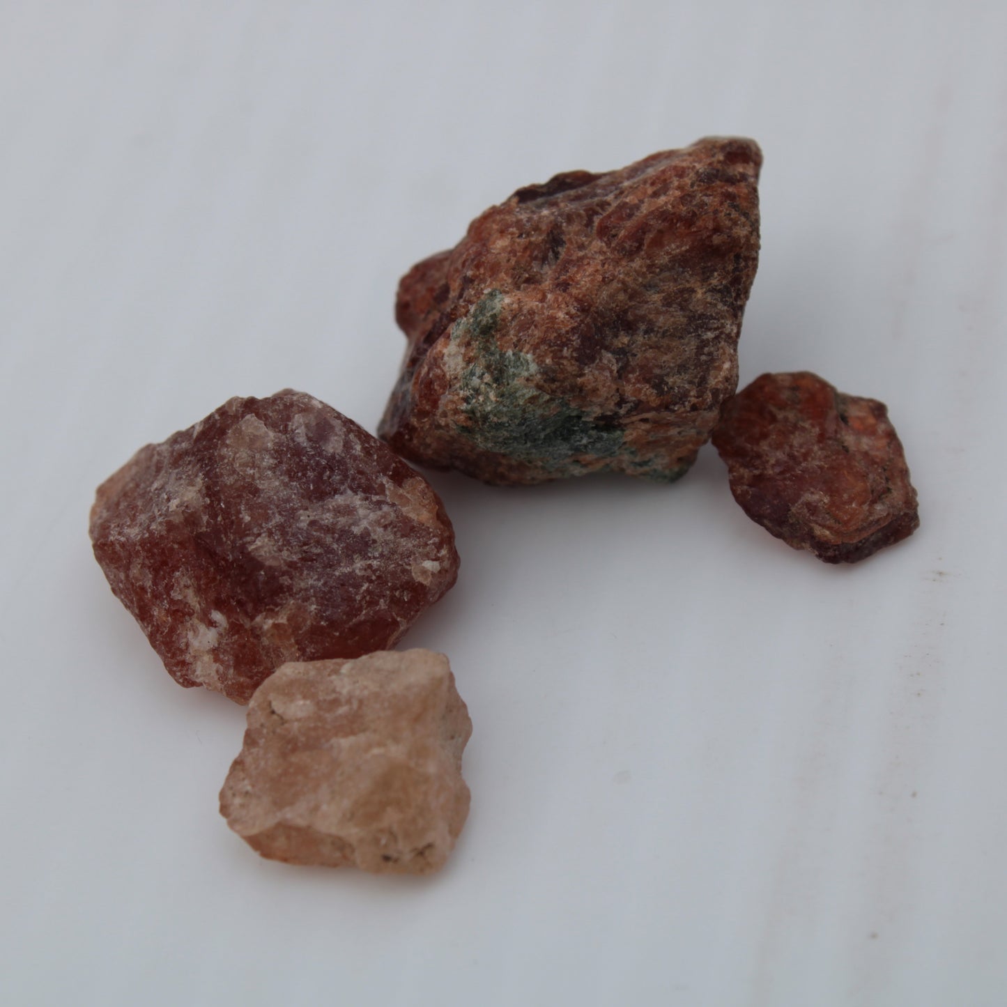 Hessonite orange Garnet 2-10 natural raw crystals 18-20g Rocks and Things