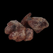 Hessonite orange Garnet 2-10 natural raw crystals 18-20g in dull sunlight - Rocks and Things Store