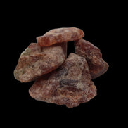 Hessonite orange Garnet 2-10 natural raw crystals 18-20g in dull sunlight - Rocks and Things Store