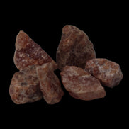 Hessonite orange Garnet 2-10 natural raw crystals 18-20g in dull sunlight - Rocks and Things Store