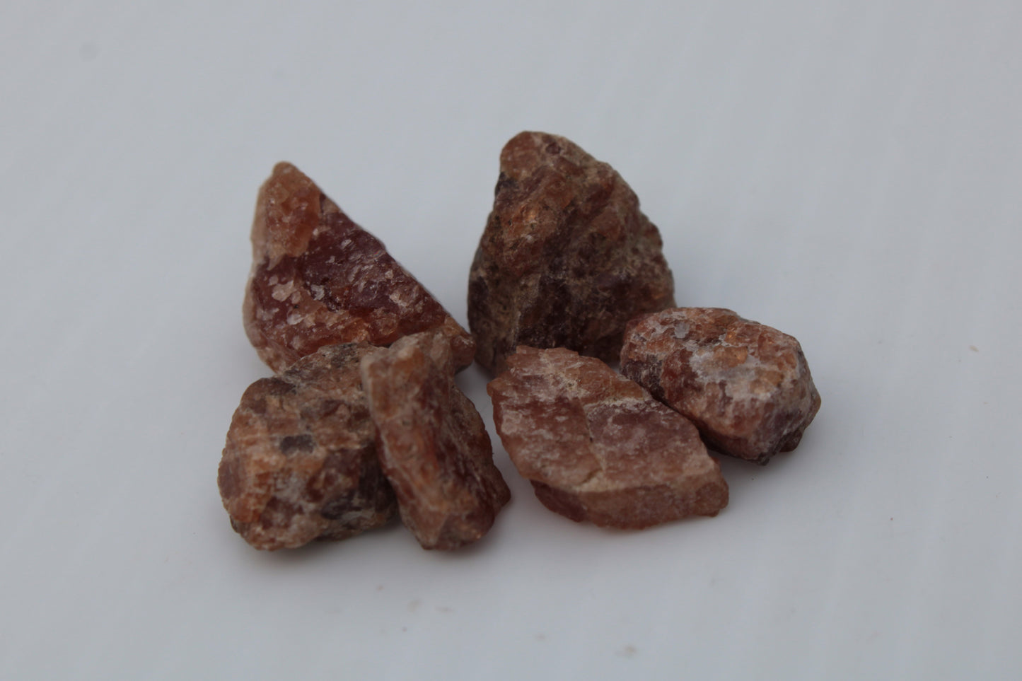 Hessonite orange Garnet 2-10 natural raw crystals 18-20g Rocks and Things