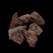 Hessonite orange Garnet 2-10 natural raw crystals 18-20g in dull sunlight - Rocks and Things Store