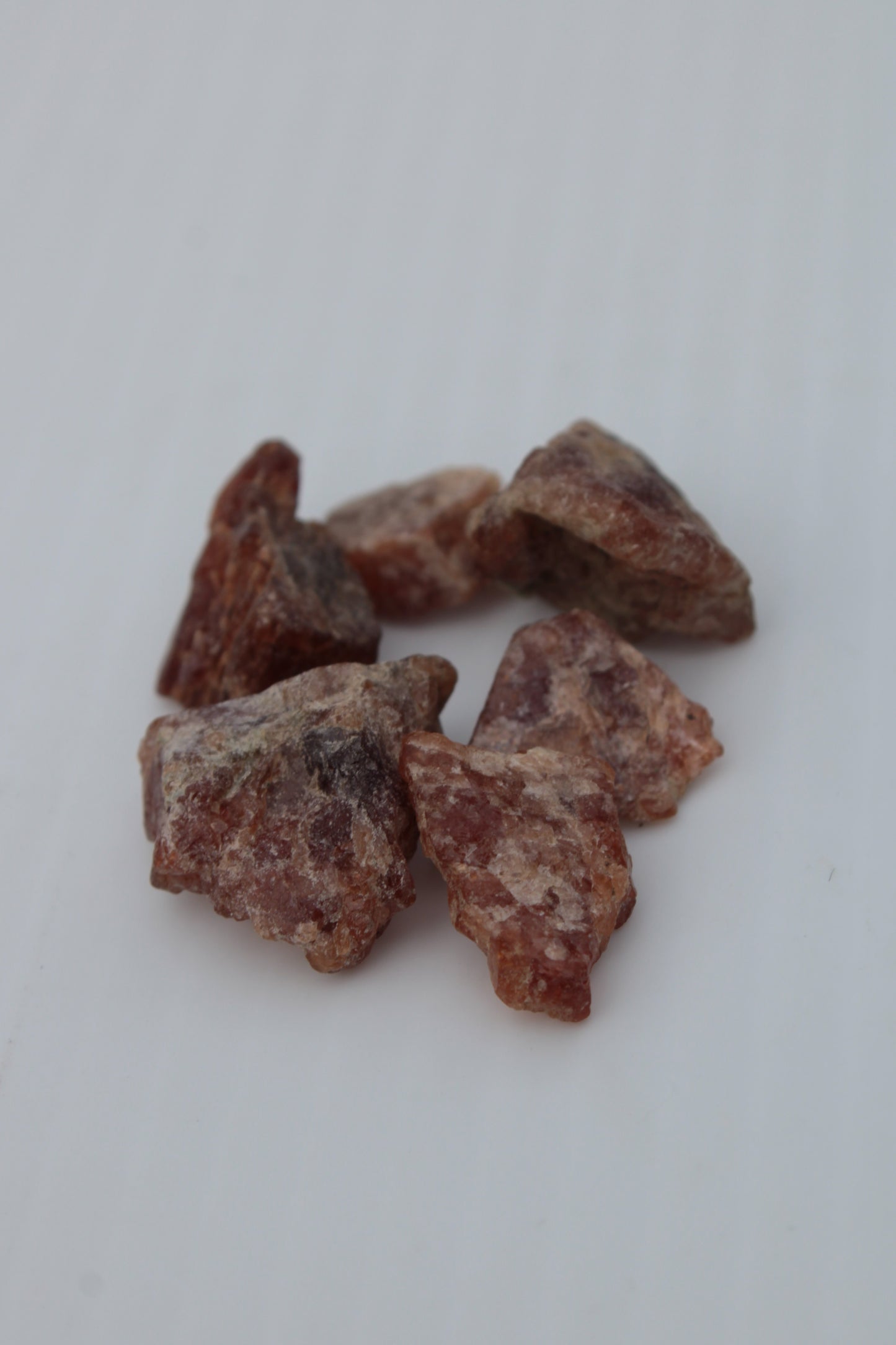 Hessonite orange Garnet 2-10 natural raw crystals 18-20g Rocks and Things