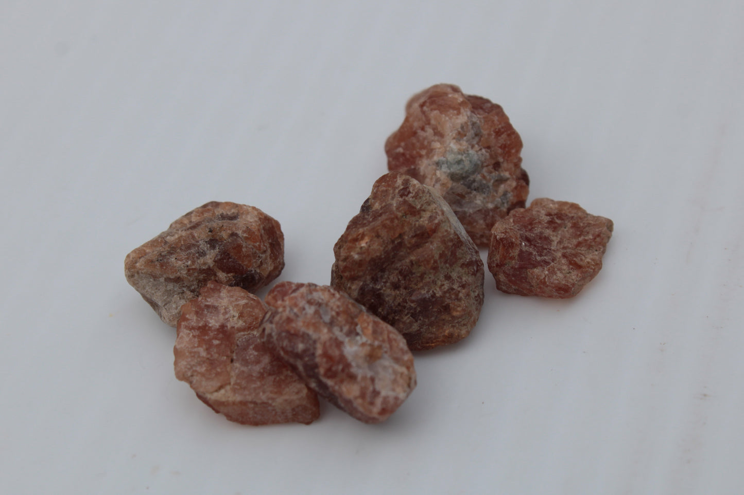 Hessonite orange Garnet 2-10 natural raw crystals 18-20g Rocks and Things