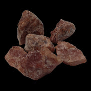 Hessonite orange Garnet 2-10 natural raw crystals 18-20g in dull sunlight - Rocks and Things Store