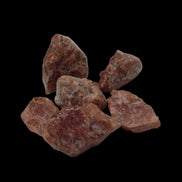 Hessonite orange Garnet 2-10 natural raw crystals 18-20g in dull sunlight - Rocks and Things Store