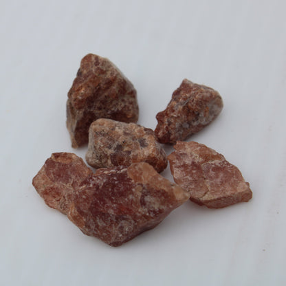 Hessonite orange Garnet 2-10 natural raw crystals 18-20g Rocks and Things