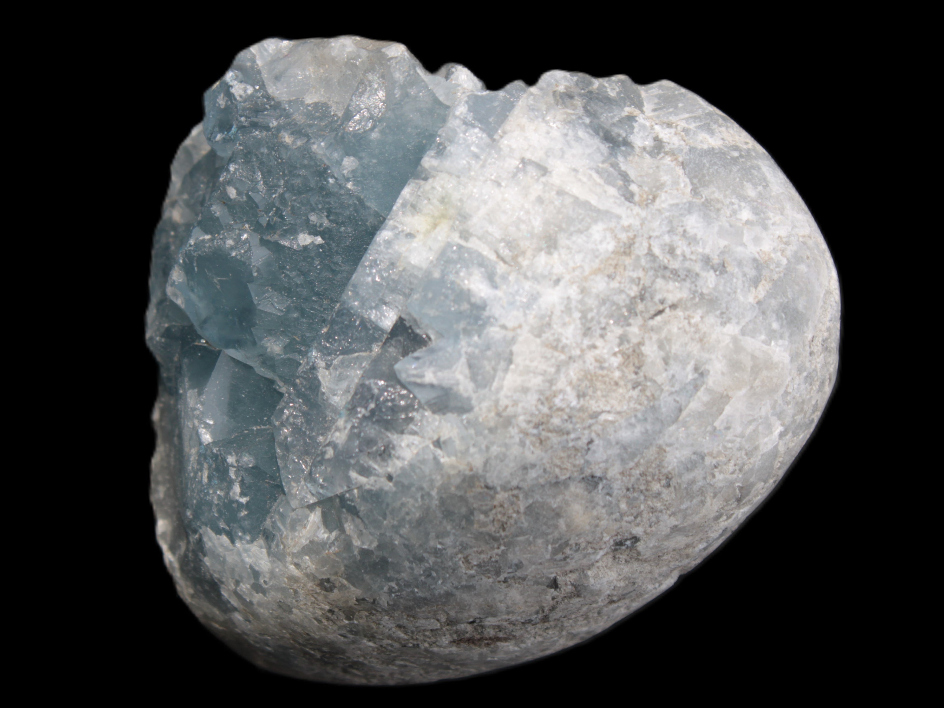 Celestite geode 498g Rocks and Things
