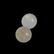 Citrine crystal 2 small spheres 9-10g in sunlight, Rocks and Things Store