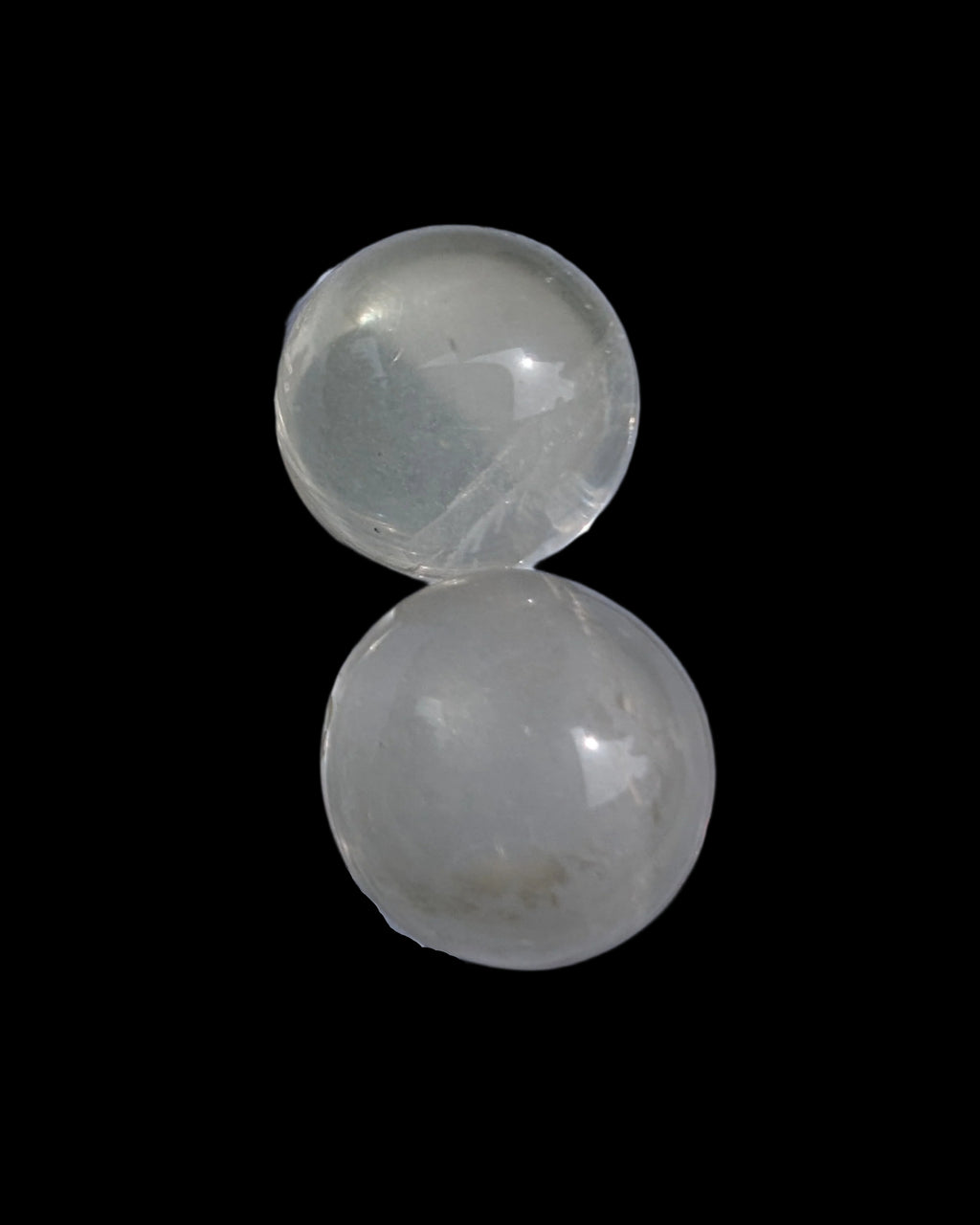 Citrine crystal 2 small spheres 9-10g in sunlight, Rocks and Things Store