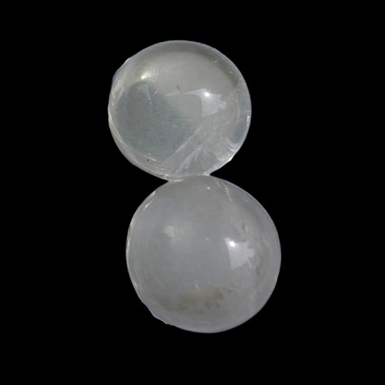 Citrine crystal 2 small spheres 9-10g in sunlight, Rocks and Things Store