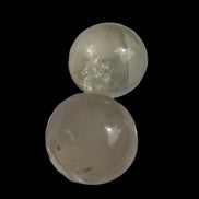 Citrine crystal 2 small spheres 9-10g in sunlight, Rocks and Things Store