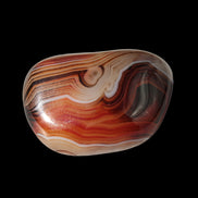Crazy Silk Banded Agate from Madagascar 35g in sunlight - Rocks and Things Store