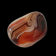 Crazy Silk Banded Agate from Madagascar 35g in sunlight - Rocks and Things Store