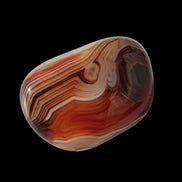 Crazy Silk Banded Agate from Madagascar 35g in sunlight - Rocks and Things Store
