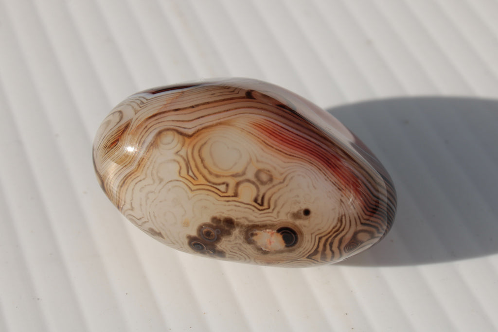 Crazy Silk Banded Agate from Madagascar 35g Rocks and Things