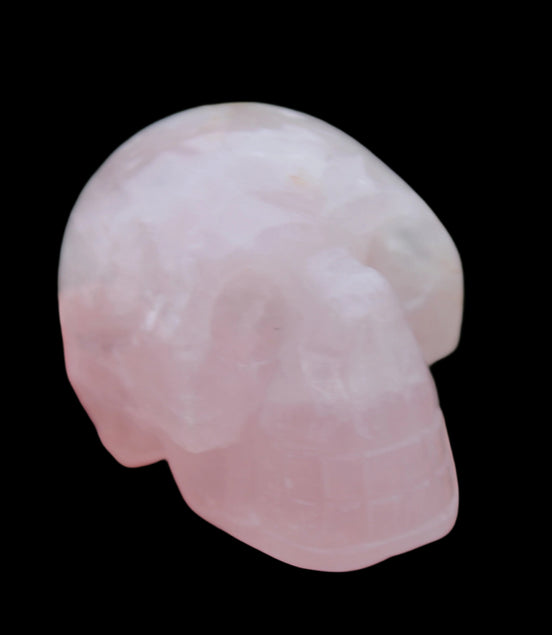 Rose Quartz hand-carved skull 51g Rocks and Things