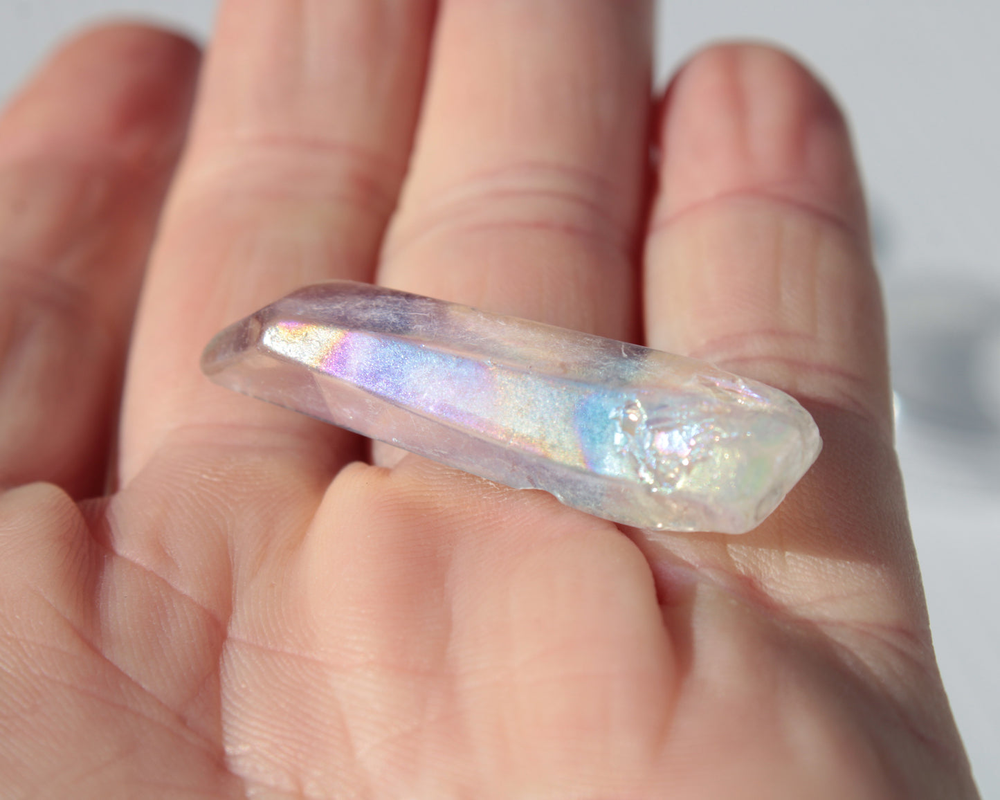 Angel Aura Quartz crystal 42mm 6g Rocks and Things