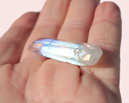 Angel Aura Quartz crystal 42mm 6g Rocks and Things