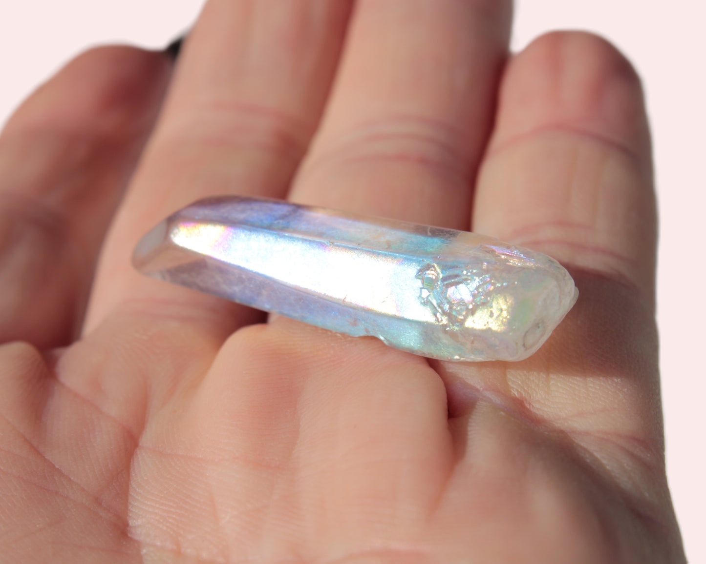 Angel Aura Quartz crystal 42mm 6g Rocks and Things