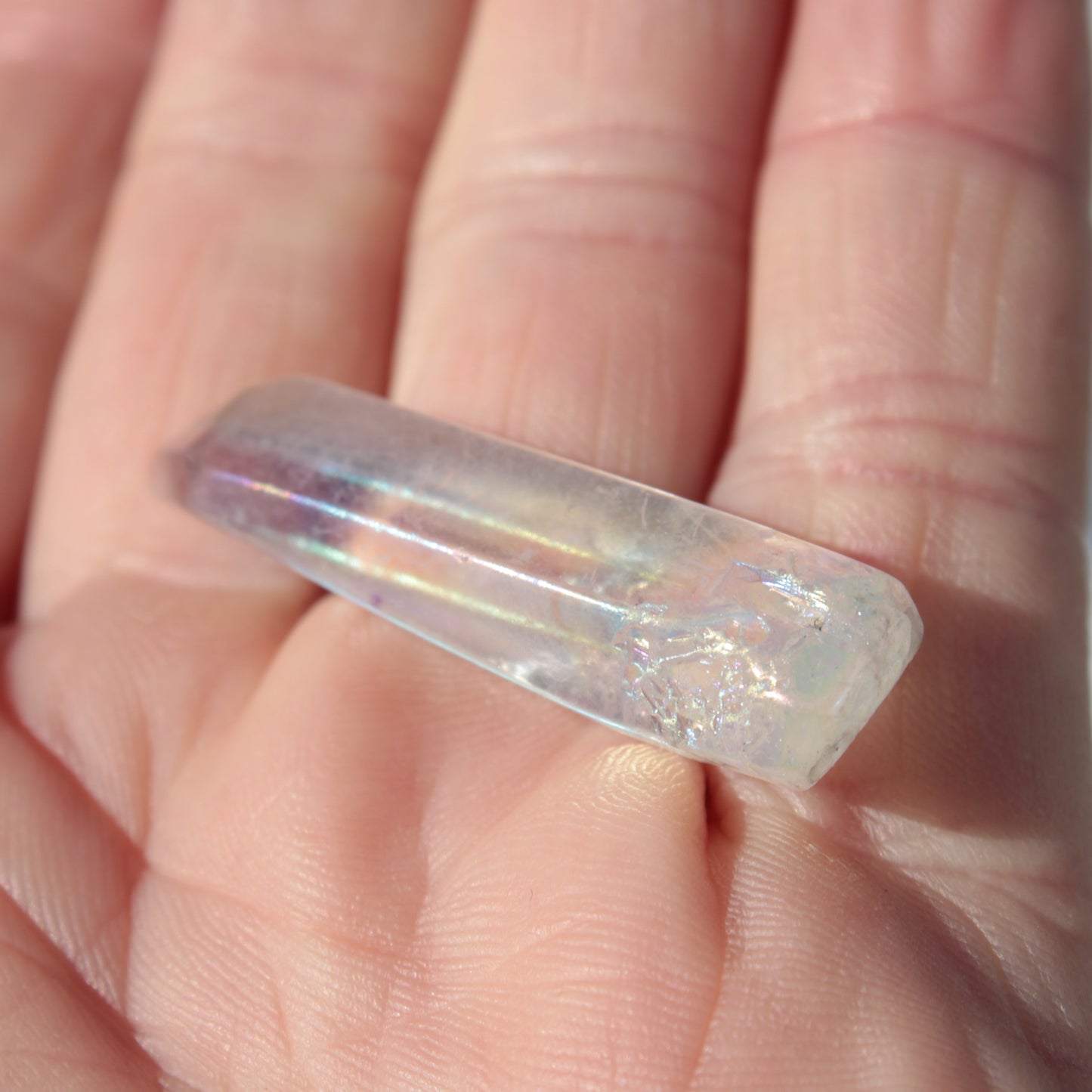 Angel Aura Quartz crystal 42mm 6g Rocks and Things