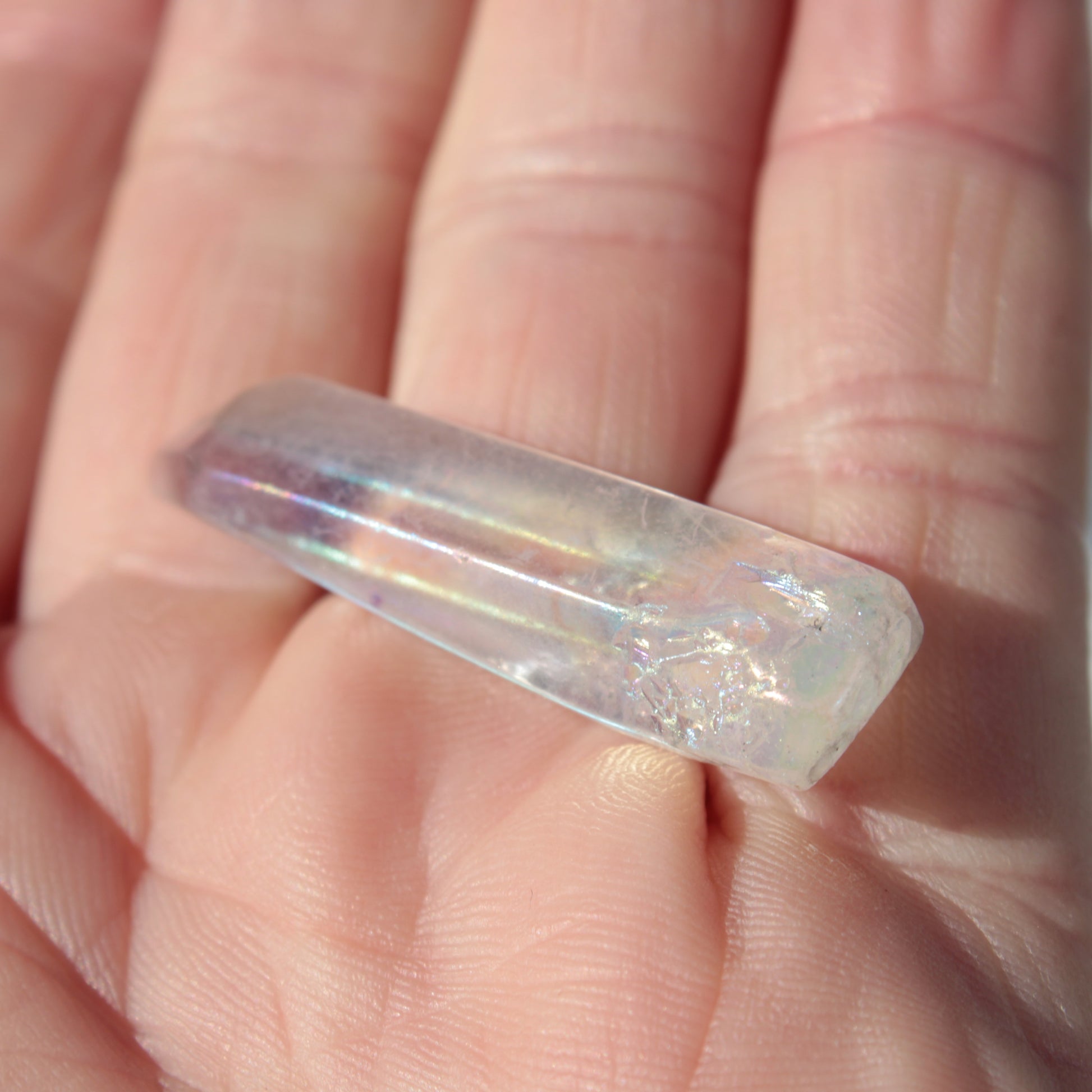 Angel Aura Quartz crystal 42mm 6g Rocks and Things