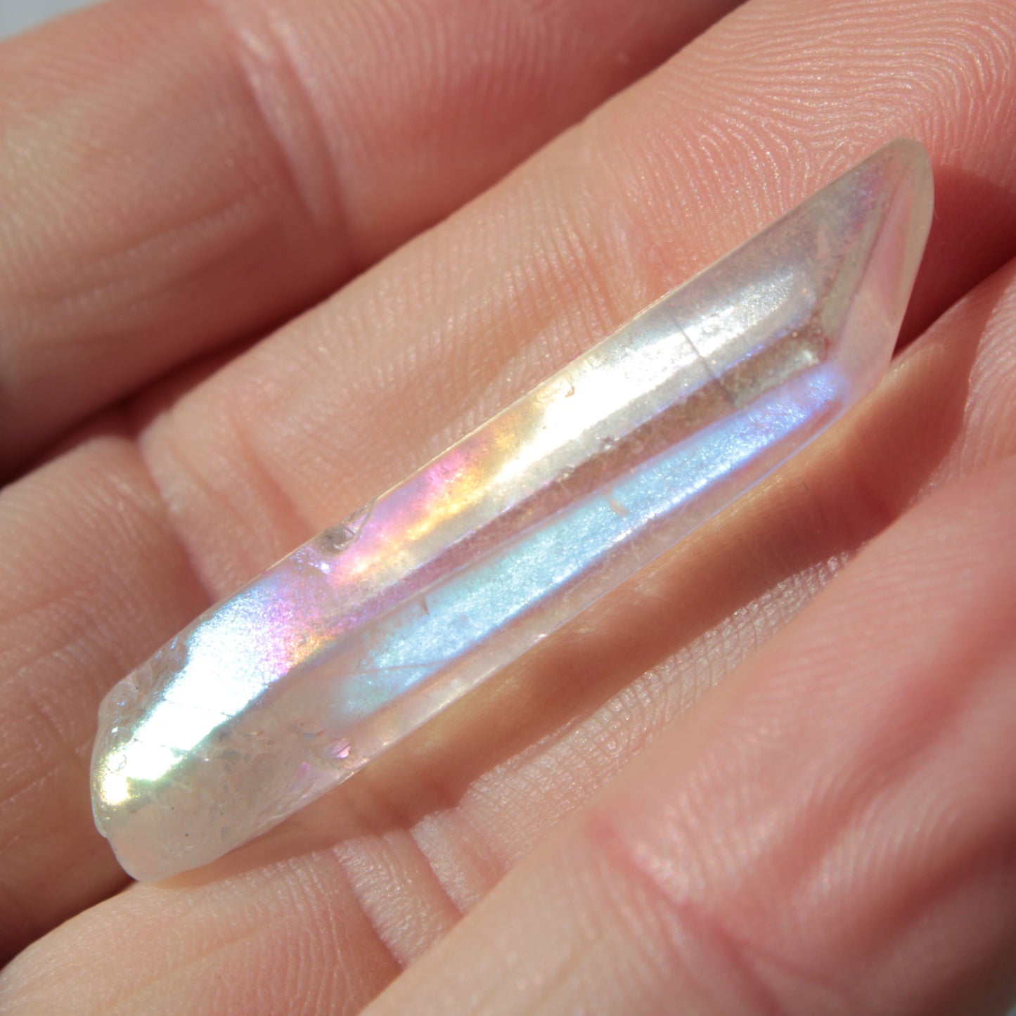 Angel Aura Quartz crystal 42mm 6g Rocks and Things