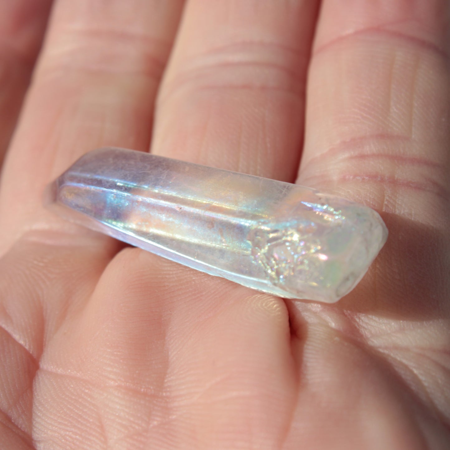 Angel Aura Quartz crystal 42mm 6g Rocks and Things