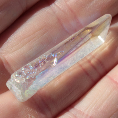 Angel Aura Quartz crystal 42mm 6g Rocks and Things