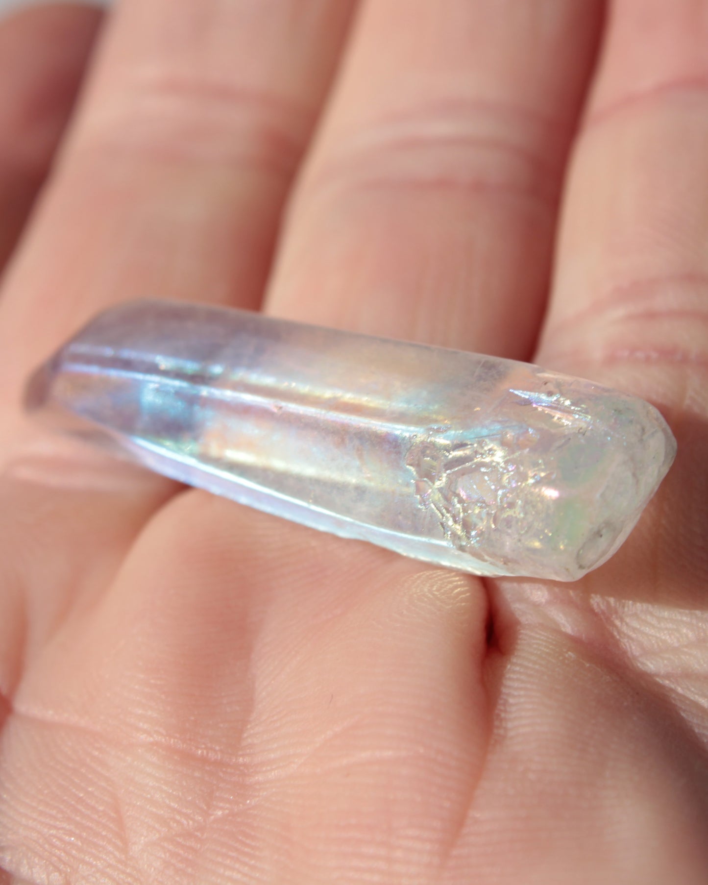 Angel Aura Quartz crystal 42mm 6g Rocks and Things