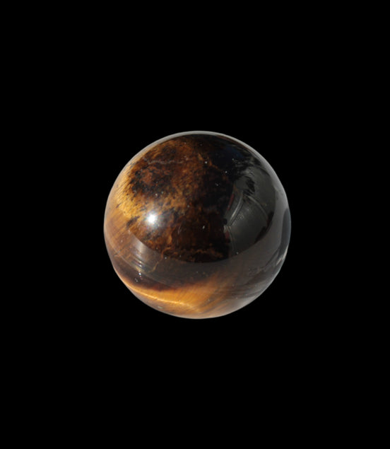 Tigers Eye small sphere 20mm 13g in sunlight - Rocks and Things Store