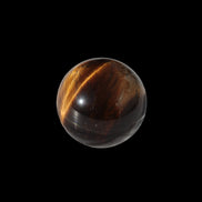 Tigers Eye small sphere 20mm 13g in sunlight - Rocks and Things Store