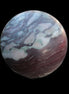 Zebra Stone Jasper sphere 569g in sunlight - Rocks and Things Store