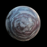 Zebra Stone Jasper sphere 569g Rocks and Things