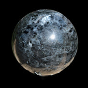 Indigo Gabbro sphere 252g in sunlight - Rocks and Things Store