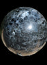 Indigo Gabbro sphere 252g in sunlight - Rocks and Things Store